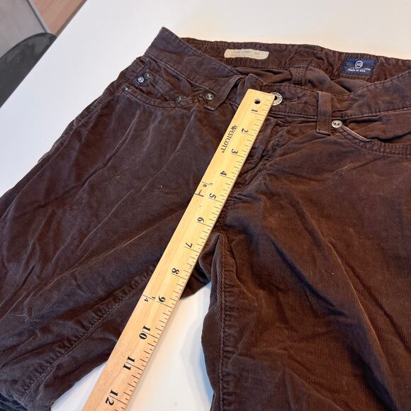 Adriano Goldschmied Brown Corduroy The Jegging Super Skinny Fit Jeans Size 25R - Picture 7 of 8